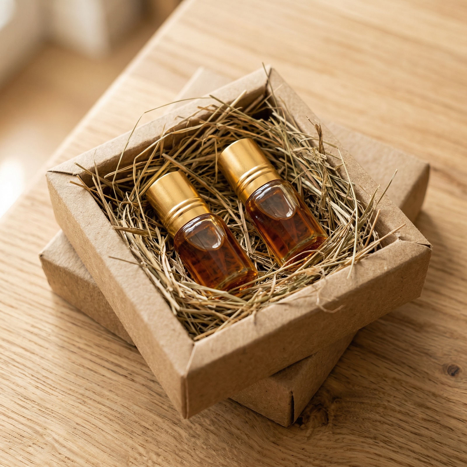 Emballage cadeau huile de oud Woudya - boîte de présentation premium