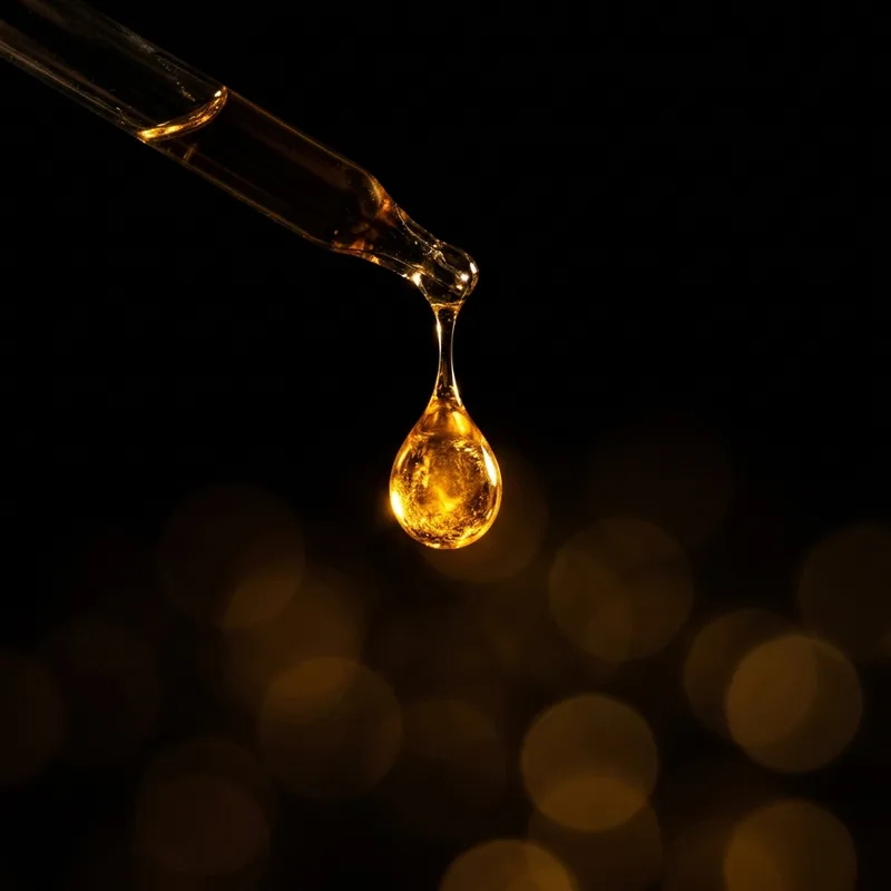 Pure oud oil drop — liquid gold
